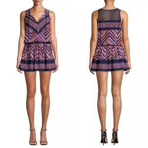 Ramy Brook Angelica Print Dress in Pink Berry Combo